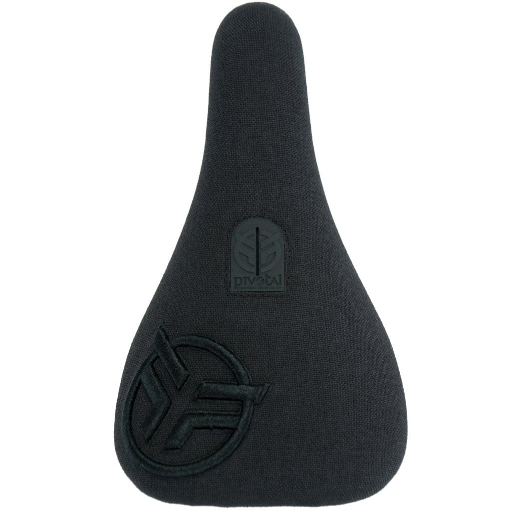 Federal Slim Pivotal Logo Seat - Black With Raised Black Stitching