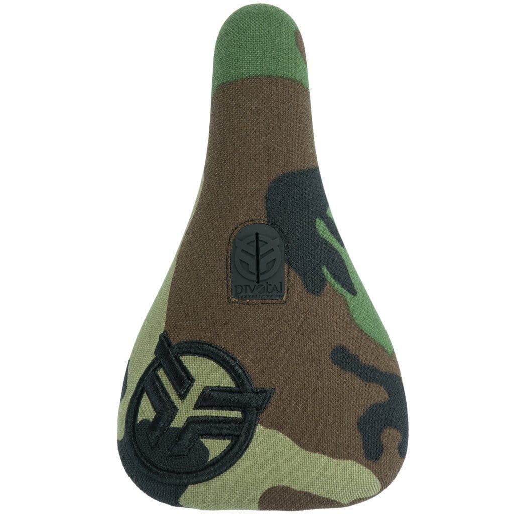 Federal Slim Pivotal Logo Seat - Camo With Raised Black Stitching