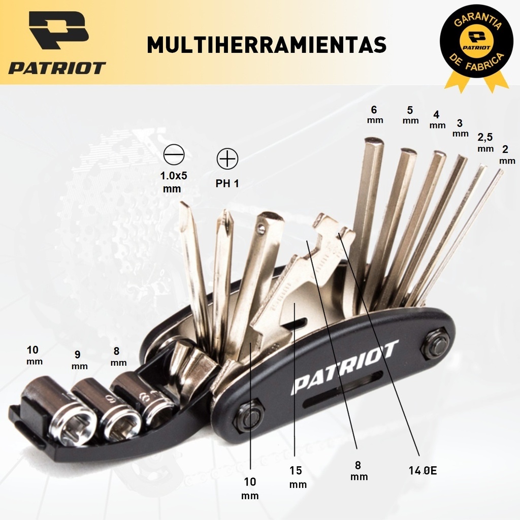 Multiherramienta 16 funcciones Patriot