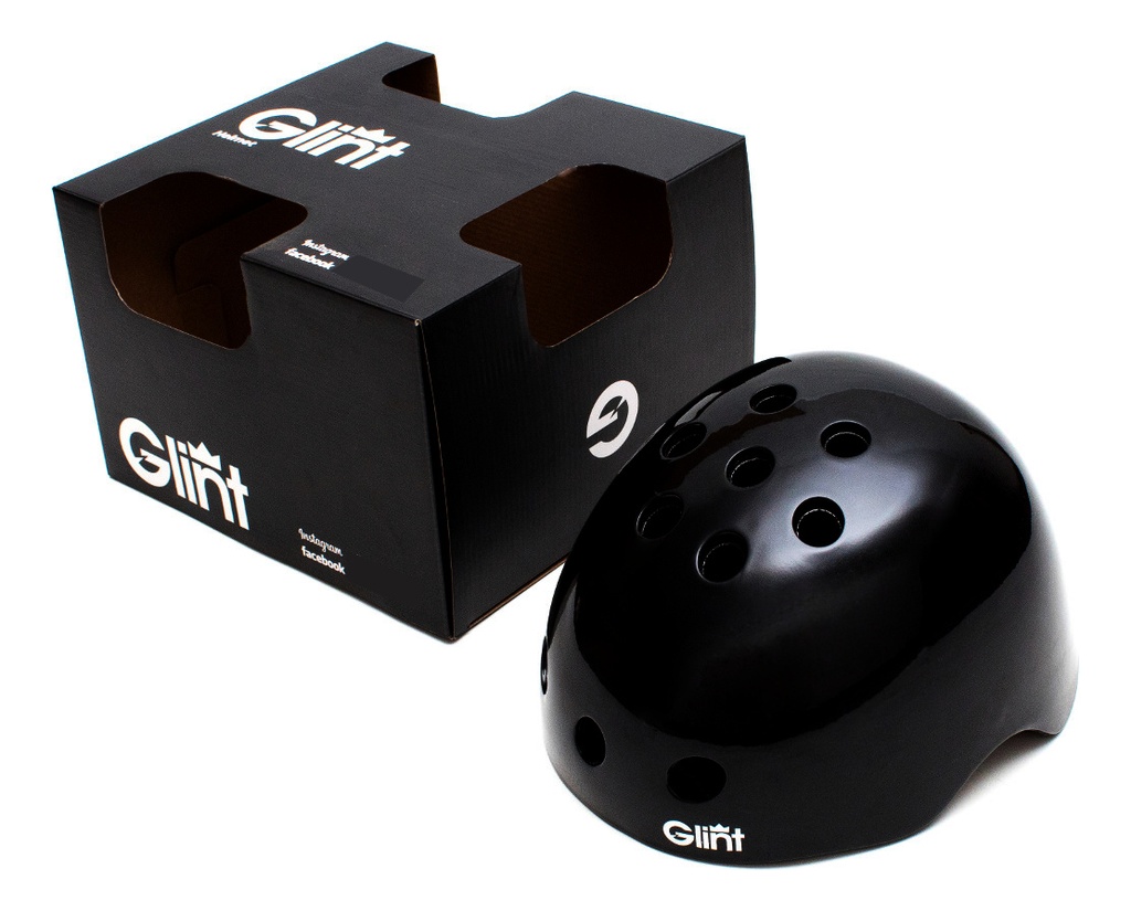 Casco Glint Street Negro brillante M(54-57CM）