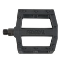 Federal Contact Plastic Pedal - Black 9/16" 