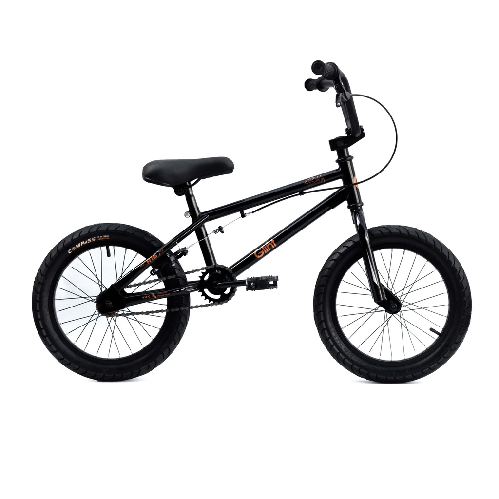 Bicicleta Glint Sully 16" BLACK EDITION con rueditas